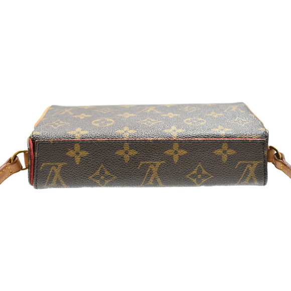 Louis Vuitton Interior Recital Monogram Brown Handbag Canvas Red - Picture 6 of 8